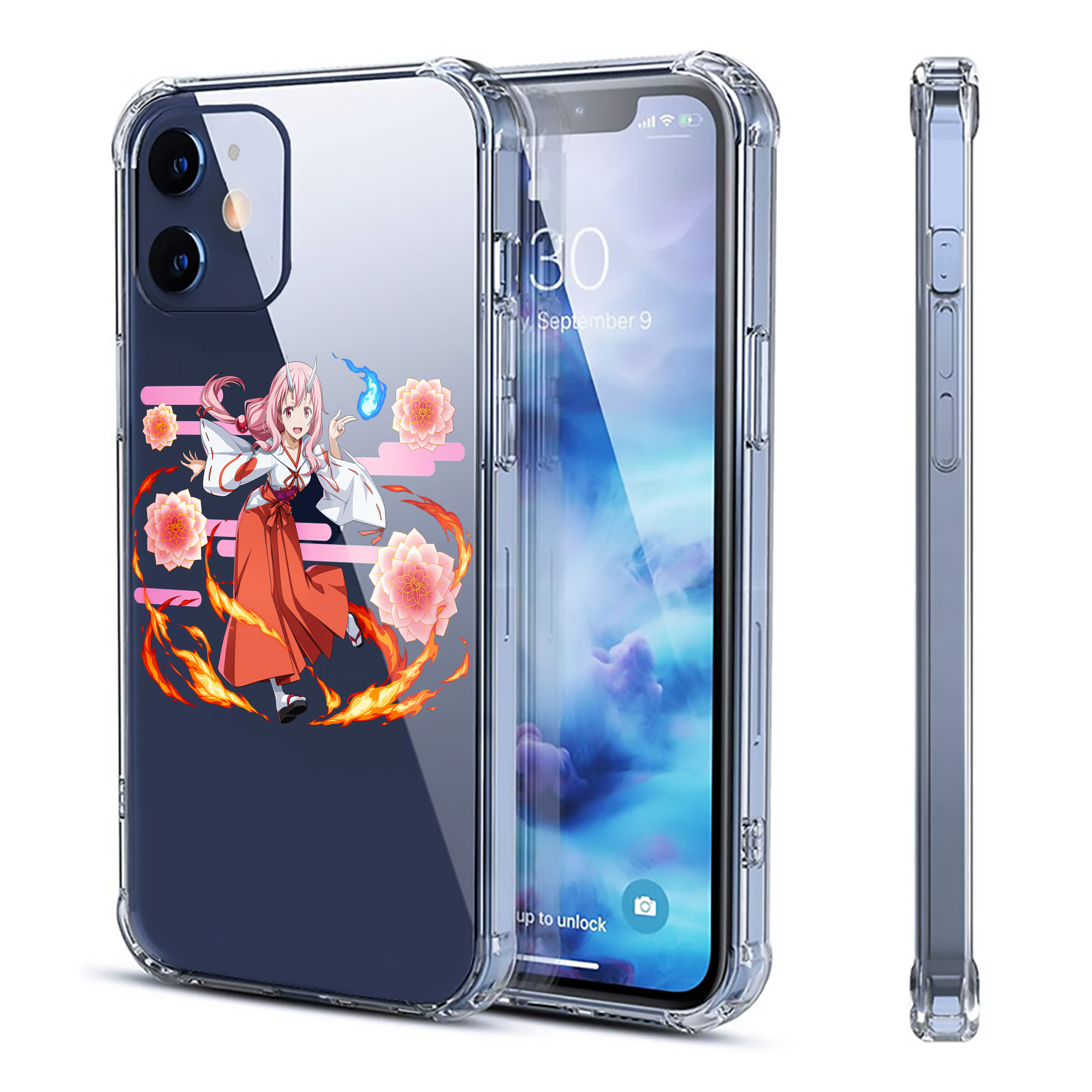 （画像用） 転スラ Regarding Reincarnated to Slime 【iPhone 12シリーズ対応】透明スマホケース（クリアソフトケース）